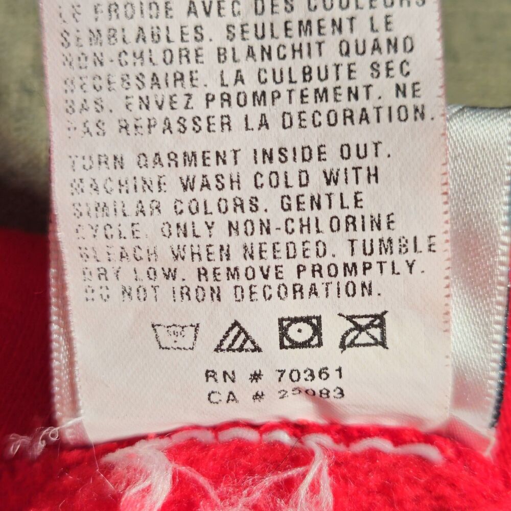 Vintage Disney Store Sweatshirt Grandmas Make Every Day Special Red size M Y2K - Picture 10 of 10